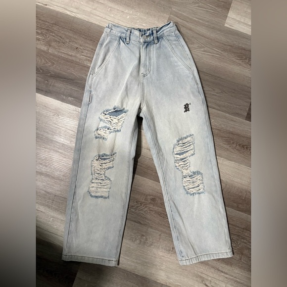 BJHG Denim - BJHG Light Blue Distressed Jeans
